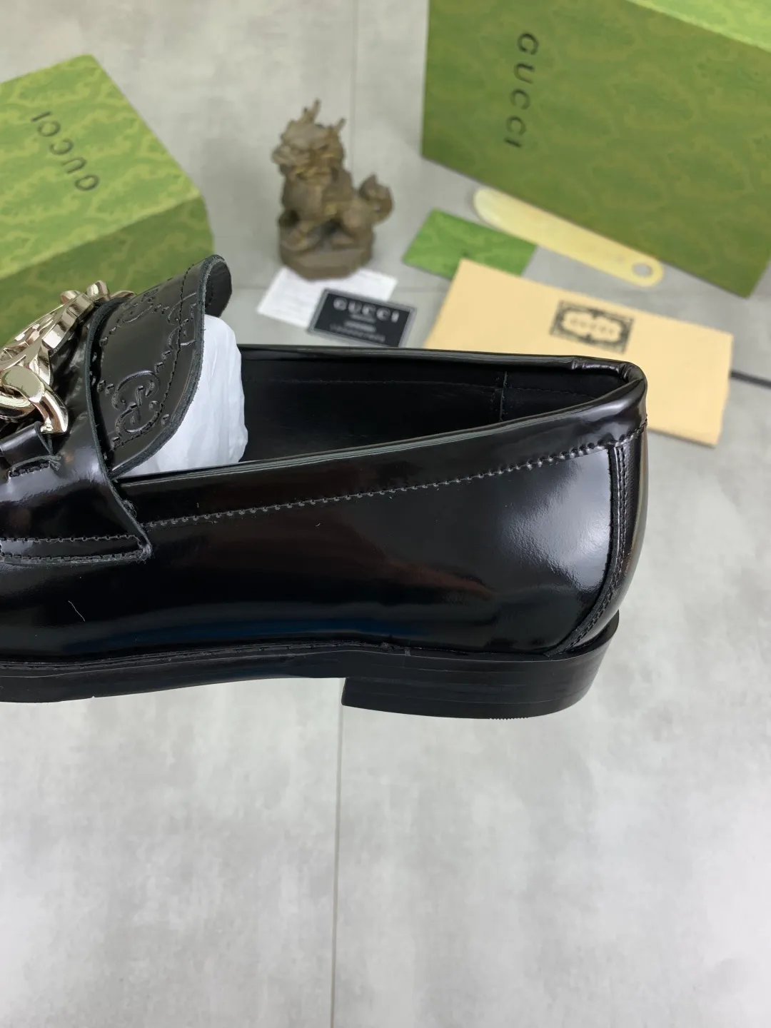 Men's men's shoes 💰P480 [New style] Water-dyed cowhide 💰💎💎💎 [Gucci] GUCCI high-end men's formal business leather shoes, original order 1:1 authentic goods! Original imported high-end open-edge beaded calfskin, original metal buckle, imported first-layer cowhide lining for feet, original outsole, men's shoe size: 38-45, 4️⃣ colors available